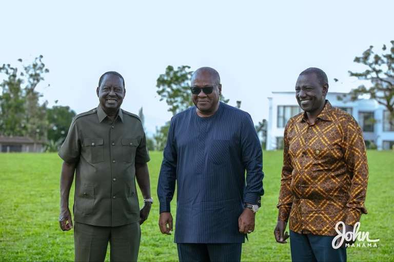 Mahama mourns former Kenya Prime Minister Odinga 